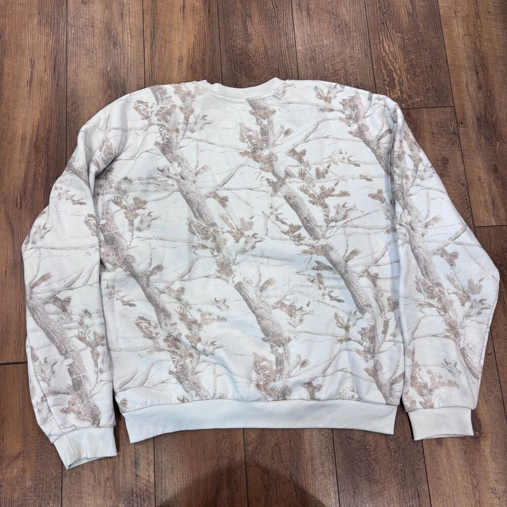 FULL SET Unisex Comfrt Camo Crewneck & Sweatpants White Oak Size 3XL XXXL $160 - Picture 7 of 10